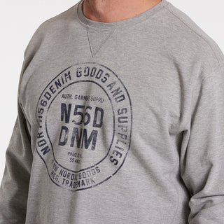 North 56°4 / North 56Denim North 56Denim logo sweat Sweatshirt 0050 Grey Melange