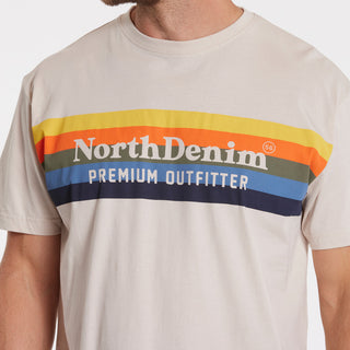 North 56°4 / North 56Denim North 56Denim printed t-shirt T-shirt 0728 Kit
