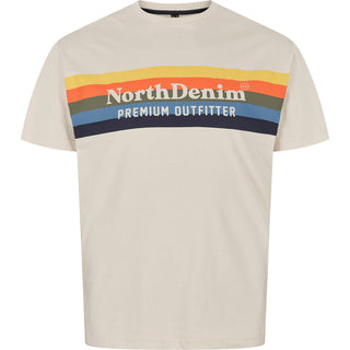 North 56°4 / North 56Denim North 56Denim printed t-shirt T-shirt 0728 Kit