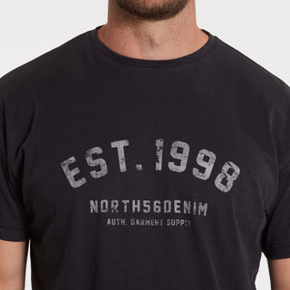 North 56°4 / North 56Denim North 56Denim printed t-shirt T-shirt 0099 Black