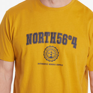 North 56°4 / North 56Denim North 56°4 Printed T-shirt T-shirt 0403 Harvest Gold