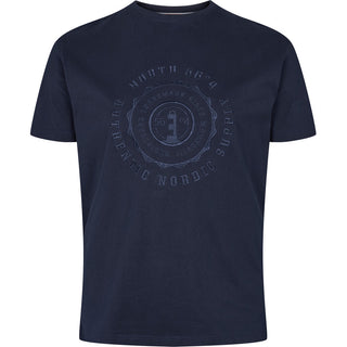 North 56°4 / North 56Denim North 56°4 T-shirt W/Big Embroidery T-shirt 0099 Black