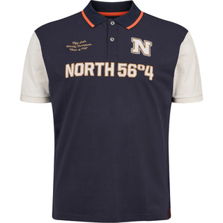 North 56°4 / North 56Denim North 56°4 polo embroidery TALL Polo SS 0580 Navy Blue